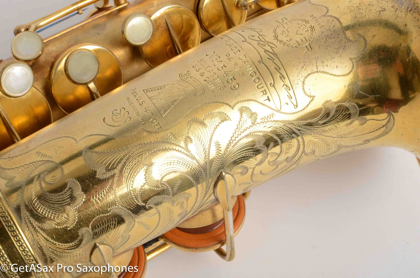 Selmer Super Sax Alto Original Gold Plate Cigar Cutter Incredible! Overhauled 15459