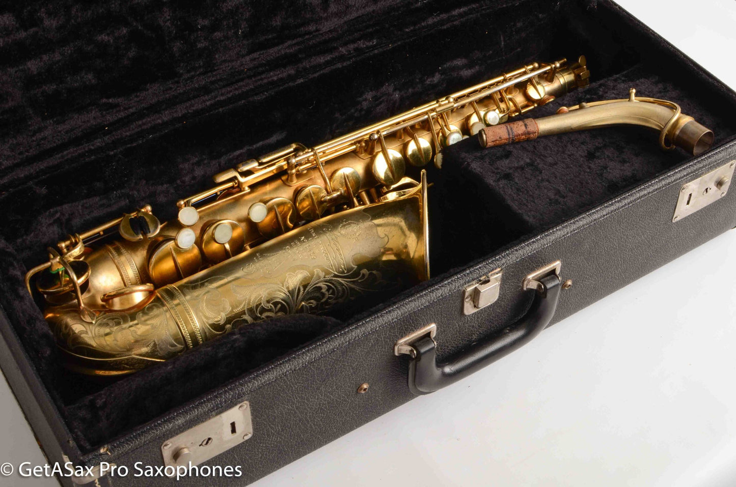 Selmer Super Sax Alto Original Gold Plate Cigar Cutter Incredible! Overhauled 15459