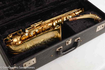 Selmer Super Sax Alto Original Gold Plate Cigar Cutter Incredible! Overhauled 15459