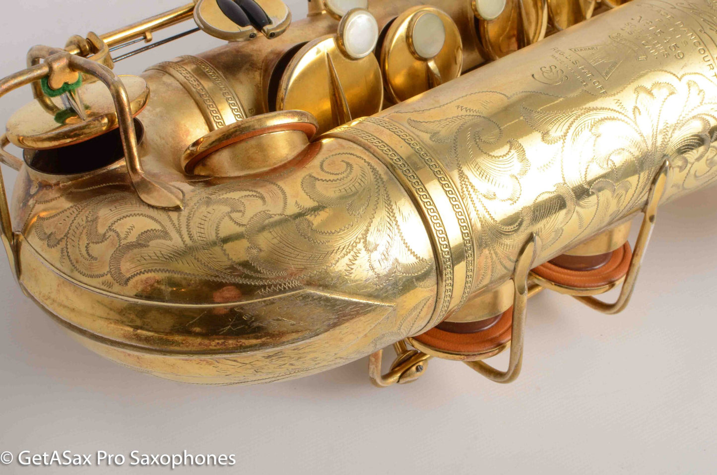 Selmer Super Sax Alto Original Gold Plate Cigar Cutter Incredible! Overhauled 15459