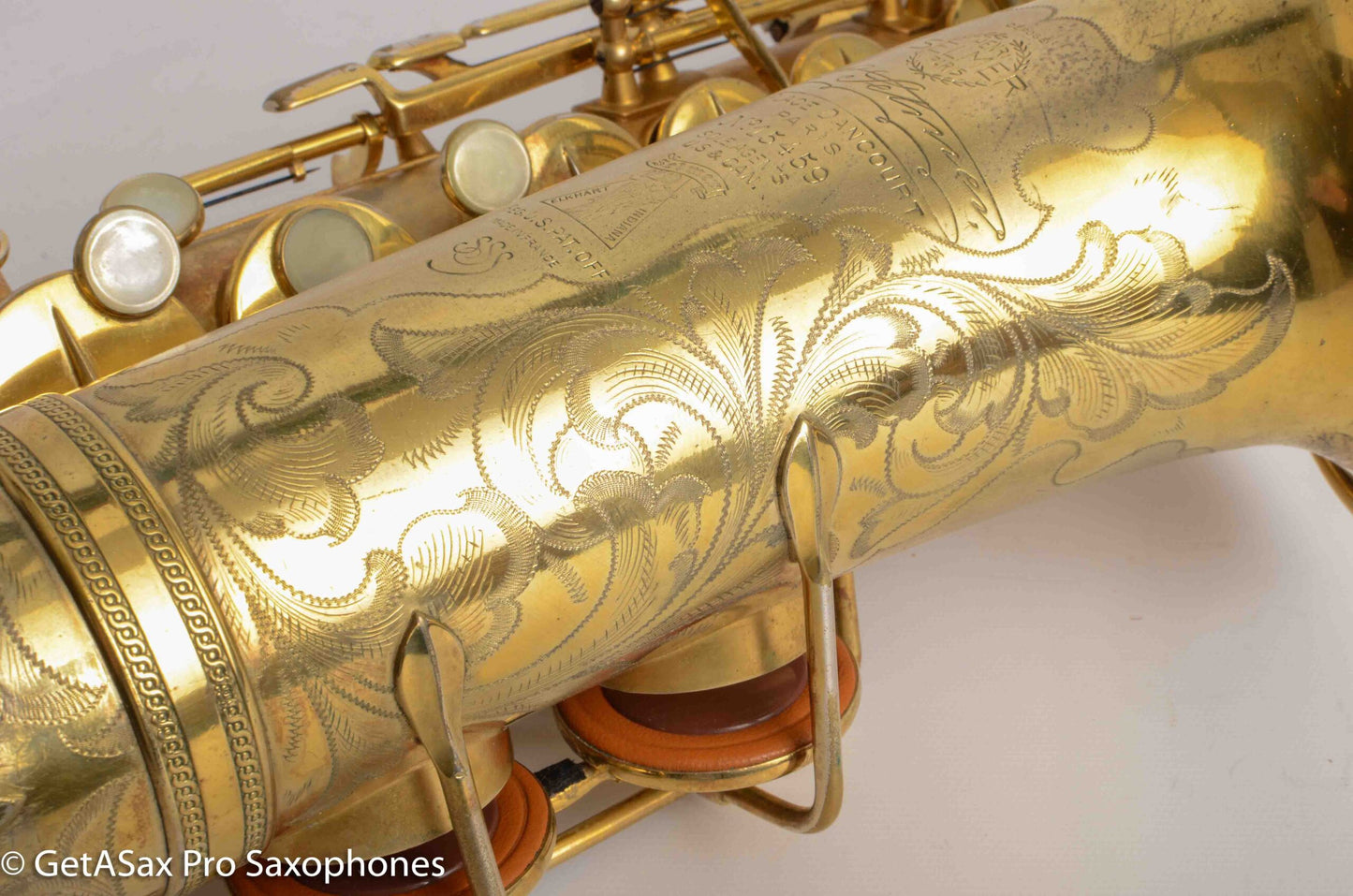 Selmer Super Sax Alto Original Gold Plate Cigar Cutter Incredible! Overhauled 15459