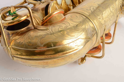 Selmer Super Sax Alto Original Gold Plate Cigar Cutter Incredible! Overhauled 15459