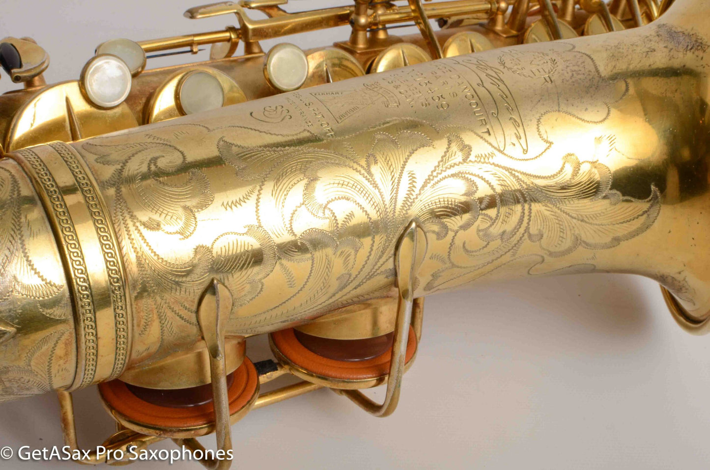 Selmer Super Sax Alto Original Gold Plate Cigar Cutter Incredible! Overhauled 15459