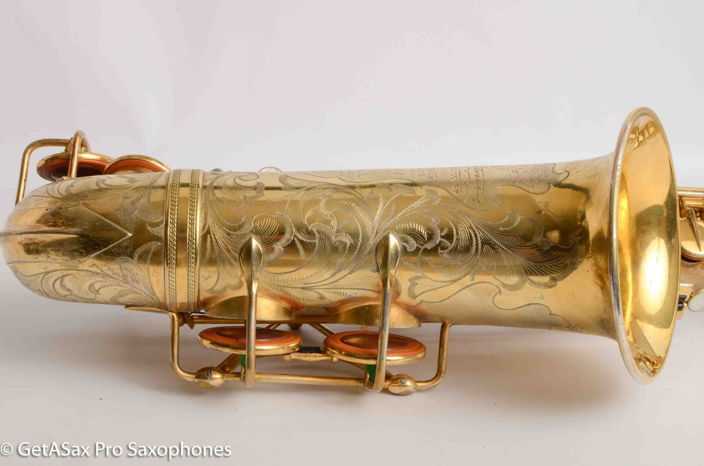 Selmer Super Sax Alto Original Gold Plate Cigar Cutter Incredible! Overhauled 15459