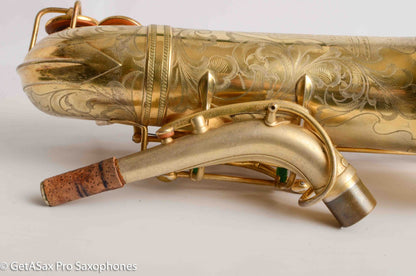 Selmer Super Sax Alto Original Gold Plate Cigar Cutter Incredible! Overhauled 15459