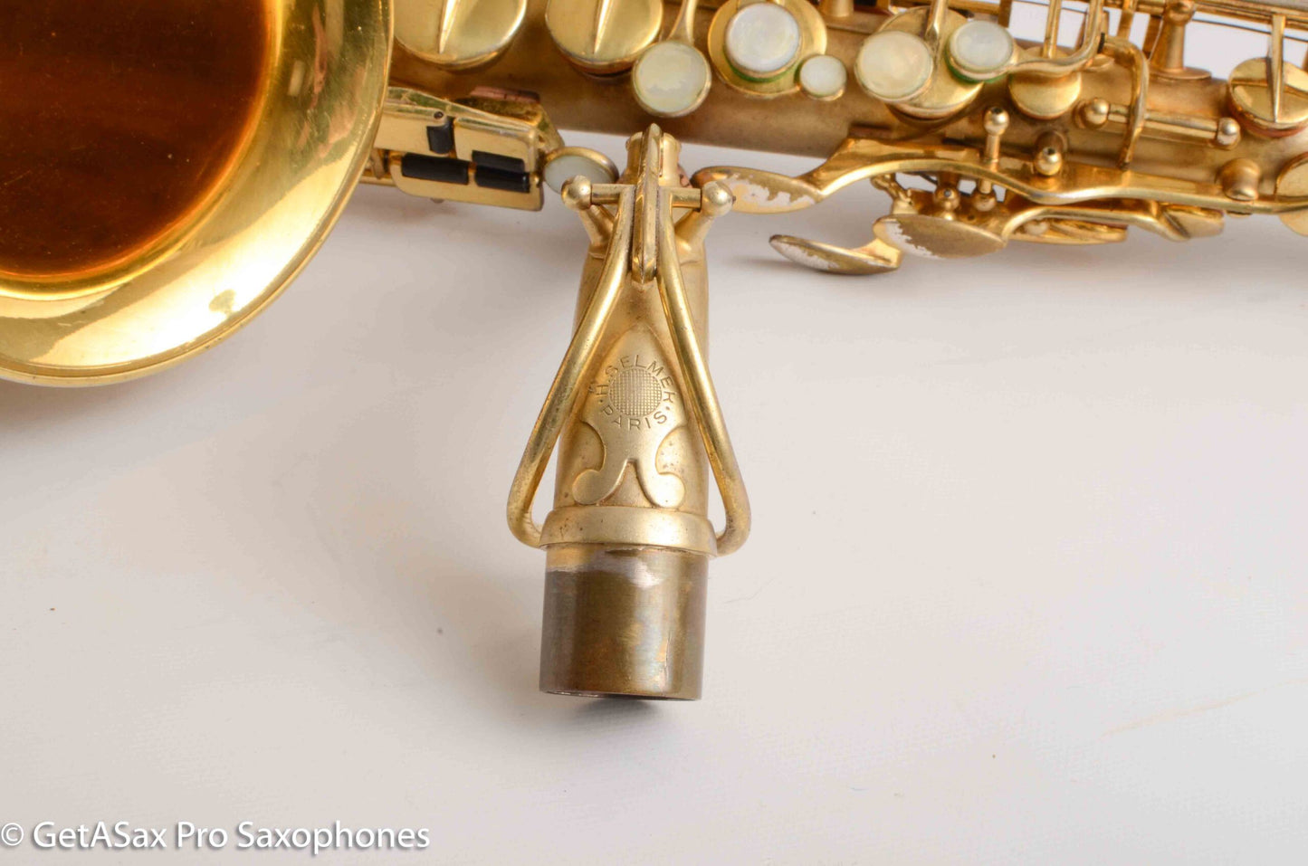 Selmer Super Sax Alto Original Gold Plate Cigar Cutter Incredible! Overhauled 15459