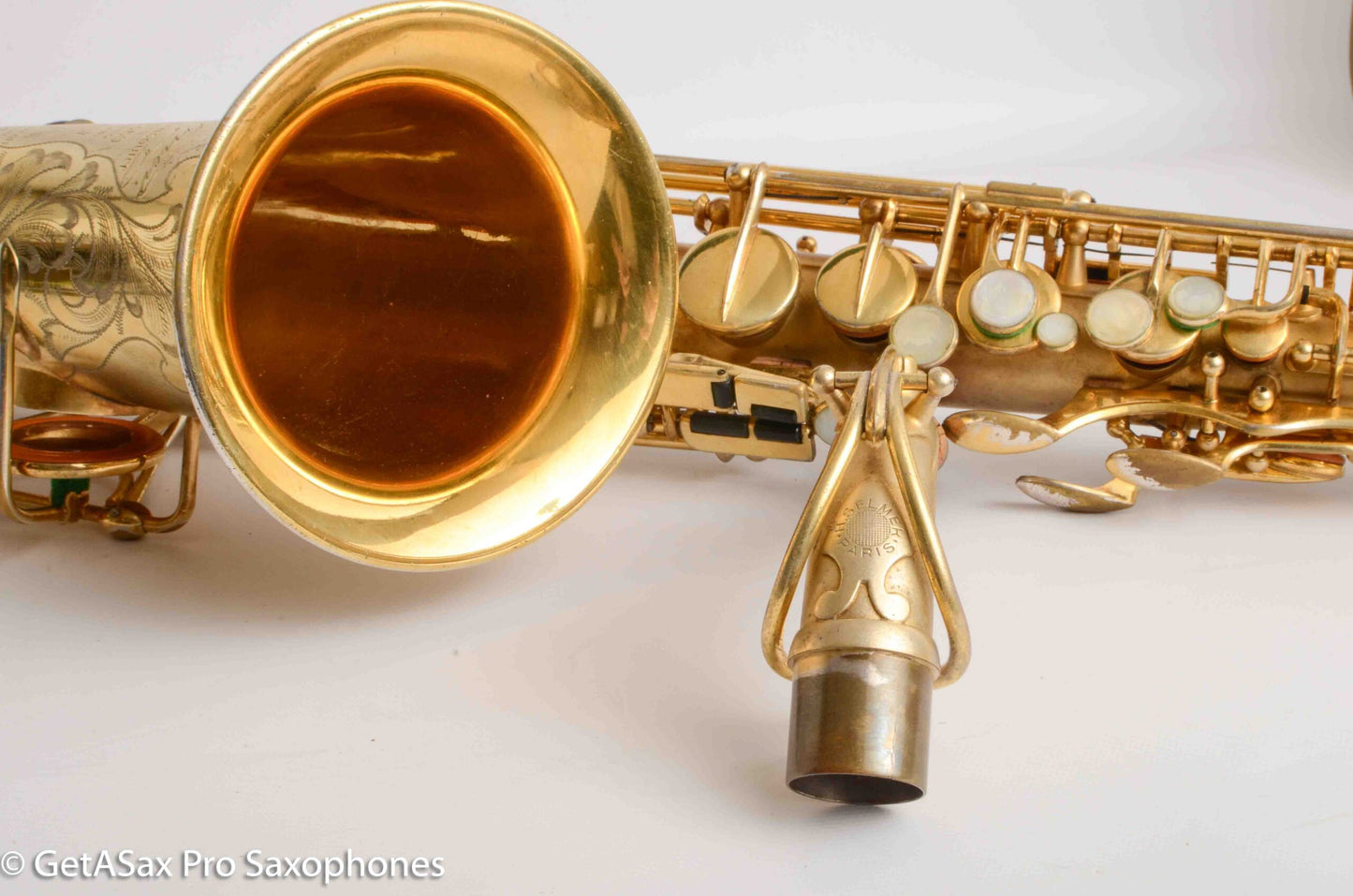 Selmer Super Sax Alto Original Gold Plate Cigar Cutter Incredible! Overhauled 15459