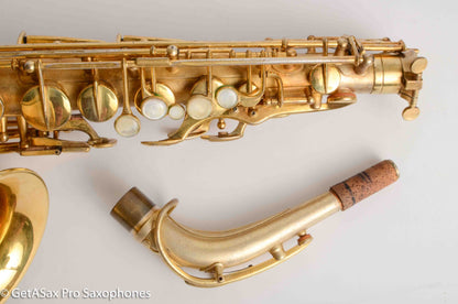 Selmer Super Sax Alto Original Gold Plate Cigar Cutter Incredible! Overhauled 15459