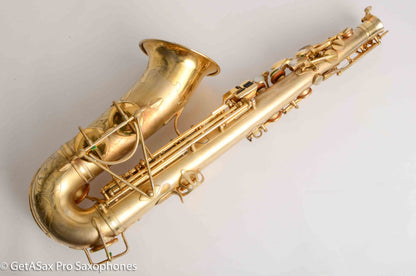 Selmer Super Sax Alto Original Gold Plate Cigar Cutter Incredible! Overhauled 15459