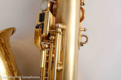 Selmer Super Sax Alto Original Gold Plate Cigar Cutter Incredible! Overhauled 15459