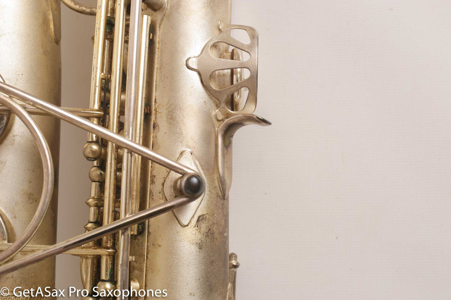 Selmer Super Sax Alto Saxophone Original Silver Plate American Engraved Amazing 17875