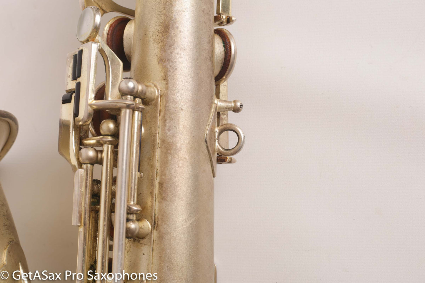 Selmer Super Sax Alto Saxophone Original Silver Plate American Engraved Amazing 17875