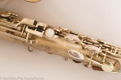 Selmer Super Sax Alto Saxophone Original Silver Plate American Engraved Amazing 17875