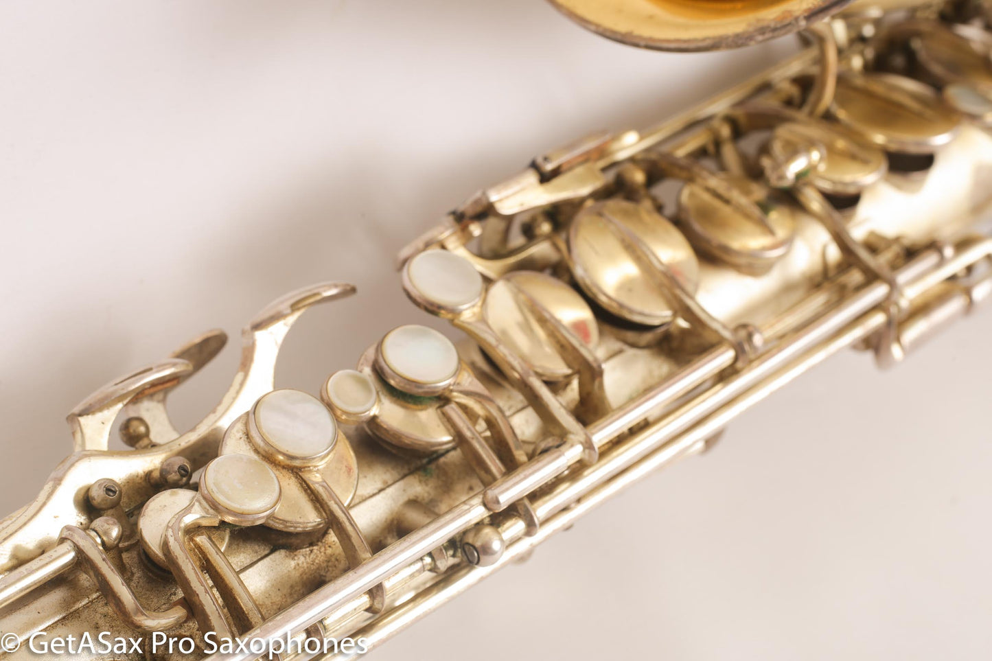 Selmer Super Sax Alto Saxophone Original Silver Plate American Engraved Amazing 17875