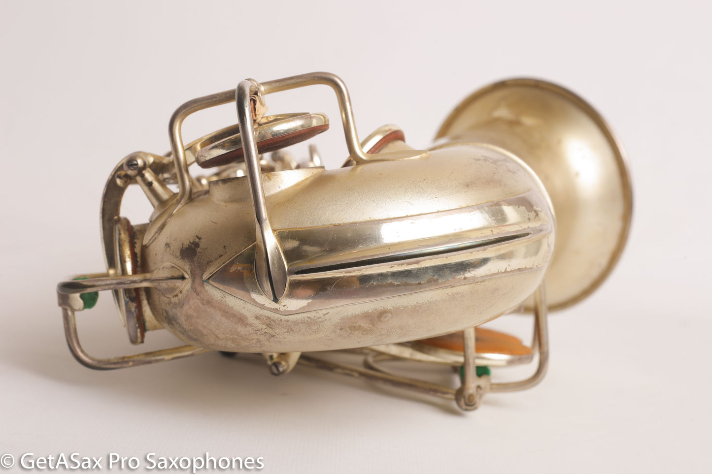 Selmer Super Sax Alto Saxophone Original Silver Plate American Engraved Amazing 17875