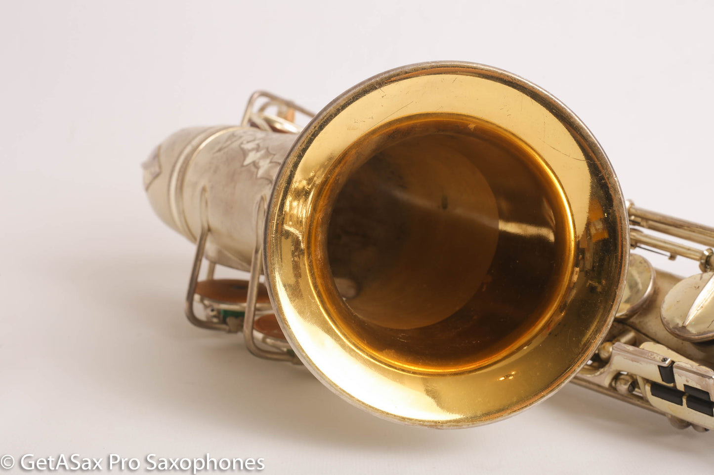 Selmer Super Sax Alto Saxophone Original Silver Plate American Engraved Amazing 17875