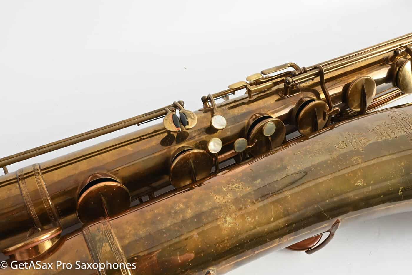 Selmer Super Sax Baritone Relacquer Recent Full Repad Good Condition 14999