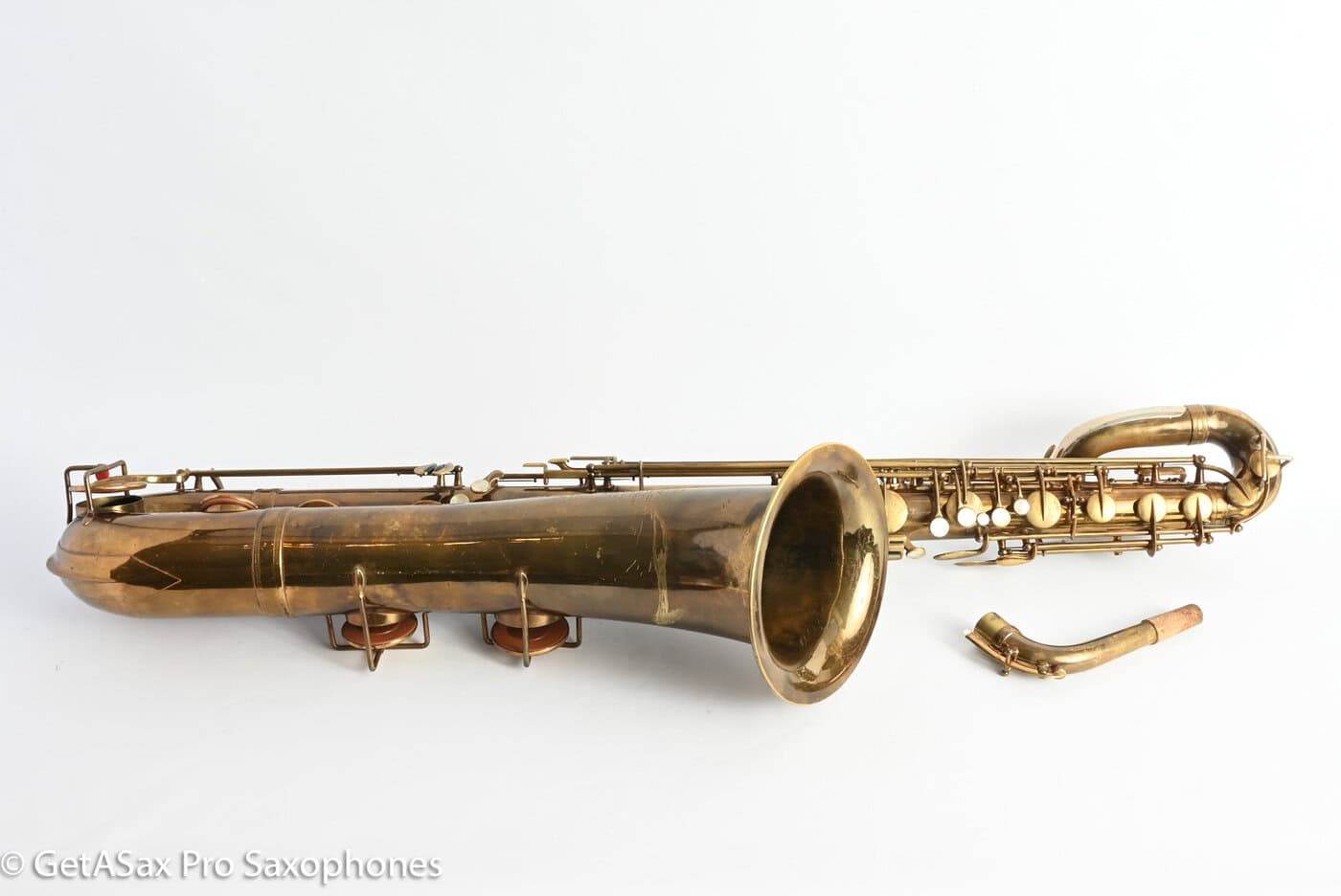Selmer Super Sax Baritone Relacquer Recent Full Repad Good Condition 14999