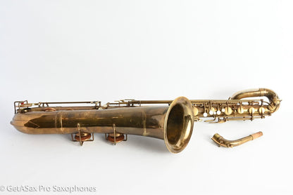 Selmer Super Sax Baritone Relacquer Recent Full Repad Good Condition 14999