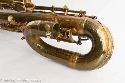 Selmer Super Sax Baritone Relacquer Recent Full Repad Good Condition 14999