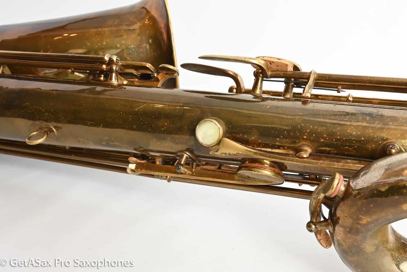 Selmer Super Sax Baritone Relacquer Recent Full Repad Good Condition 14999
