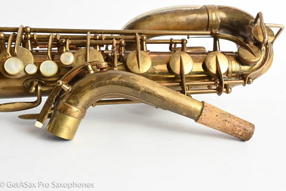 Selmer Super Sax Baritone Relacquer Recent Full Repad Good Condition 14999
