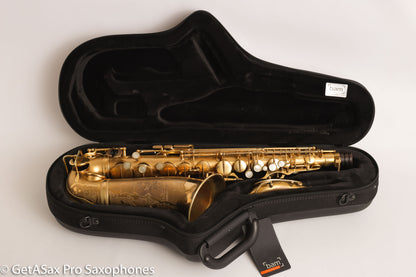 Selmer Super Sax Cigar Cutter Alto Saxophone Original Gold Plate Fresh Overhaul! 17618