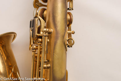 Selmer Super Sax Cigar Cutter Alto Saxophone Original Gold Plate Fresh Overhaul! 17618
