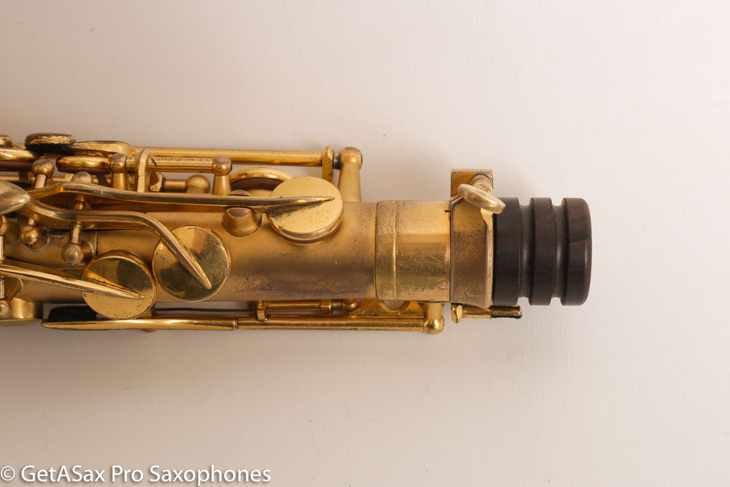 Selmer Super Sax Cigar Cutter Alto Saxophone Original Gold Plate Fresh Overhaul! 17618