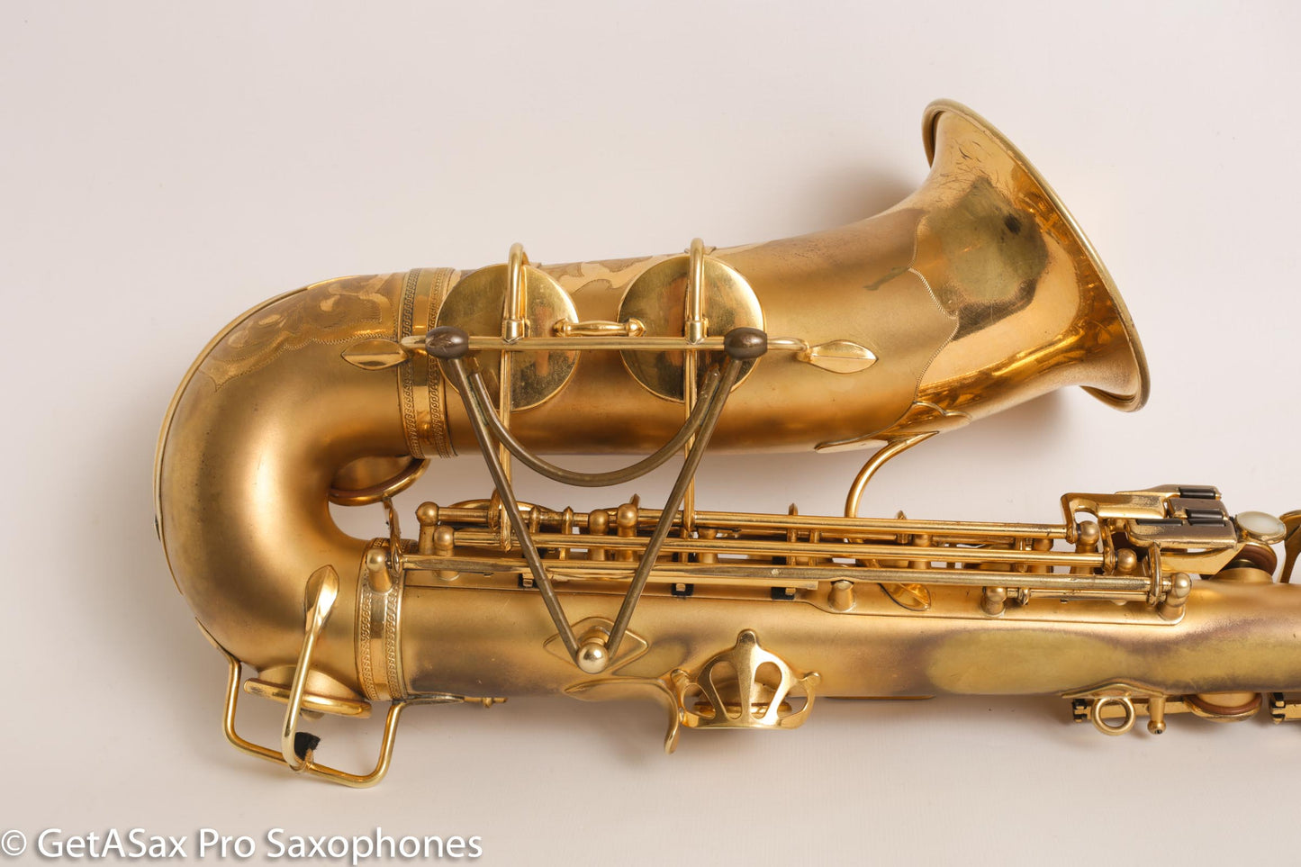 Selmer Super Sax Cigar Cutter Alto Saxophone Original Gold Plate Fresh Overhaul! 17618