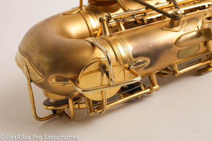 Selmer Super Sax Cigar Cutter Alto Saxophone Original Gold Plate Fresh Overhaul! 17618
