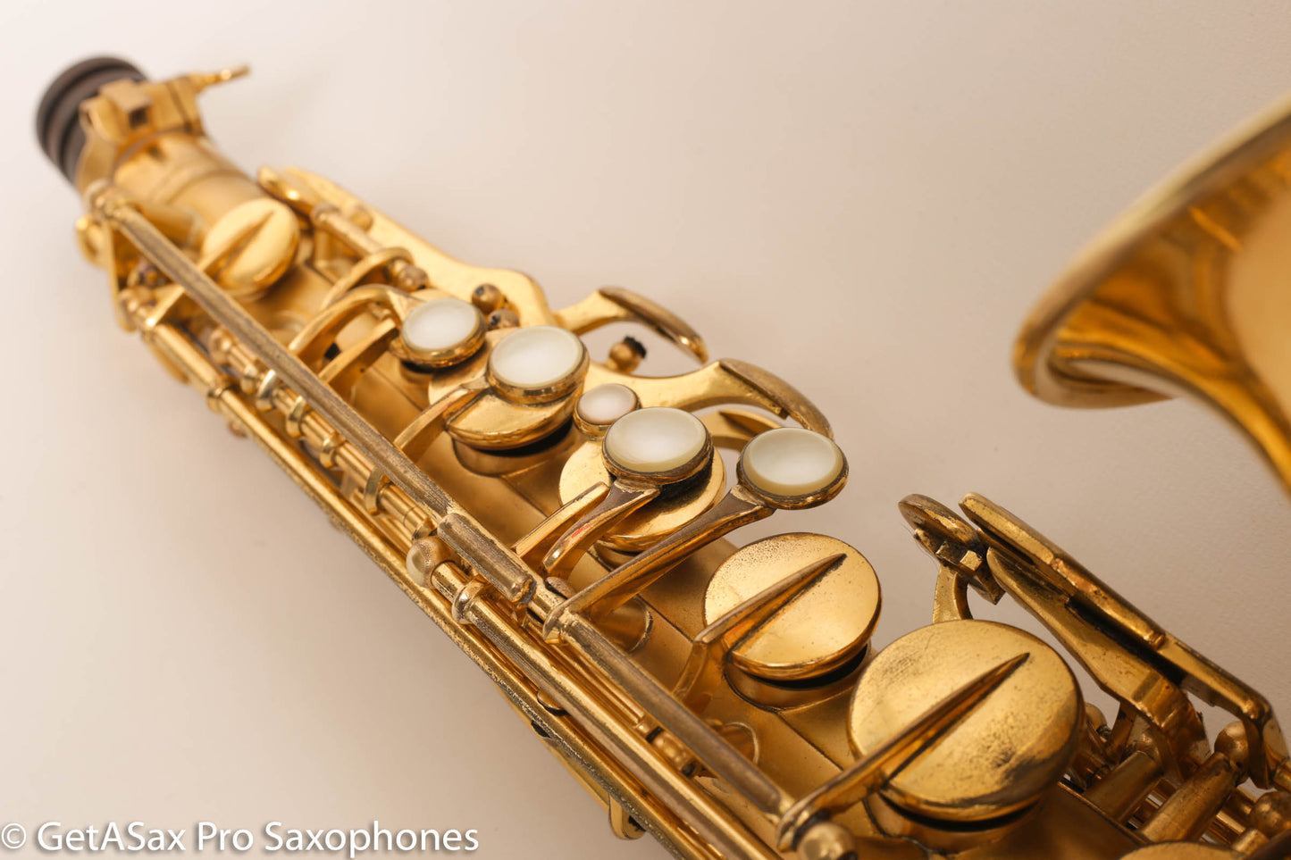 Selmer Super Sax Cigar Cutter Alto Saxophone Original Gold Plate Fresh Overhaul! 17618