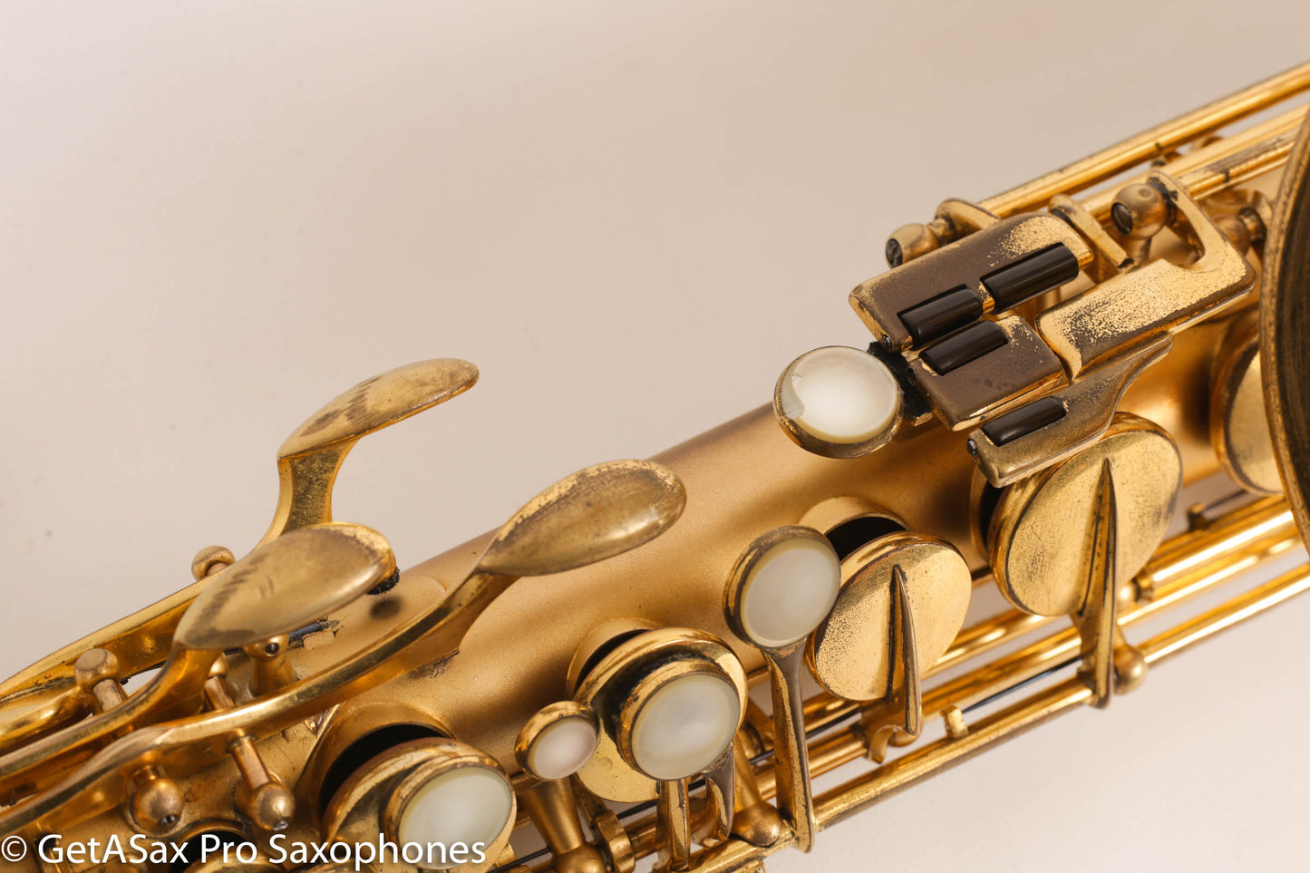 Selmer Super Sax Cigar Cutter Alto Saxophone Original Gold Plate Fresh Overhaul! 17618