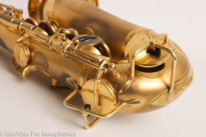 Selmer Super Sax Cigar Cutter Alto Saxophone Original Gold Plate Fresh Overhaul! 17618