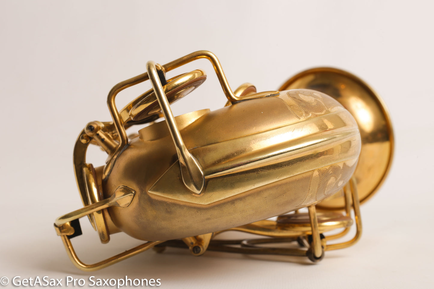 Selmer Super Sax Cigar Cutter Alto Saxophone Original Gold Plate Fresh Overhaul! 17618