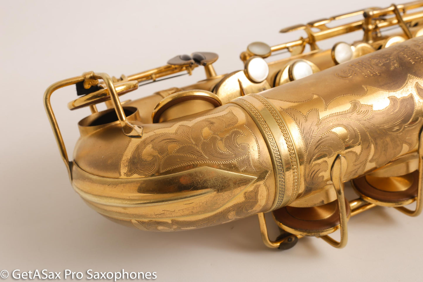 Selmer Super Sax Cigar Cutter Alto Saxophone Original Gold Plate Fresh Overhaul! 17618