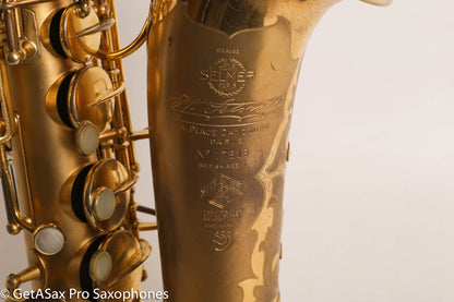Selmer Super Sax Cigar Cutter Alto Saxophone Original Gold Plate Fresh Overhaul! 17618