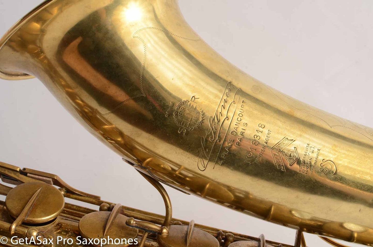 Selmer Super Sax 'Cigar Cutter' Tenor Saxophone 18318 RARE!