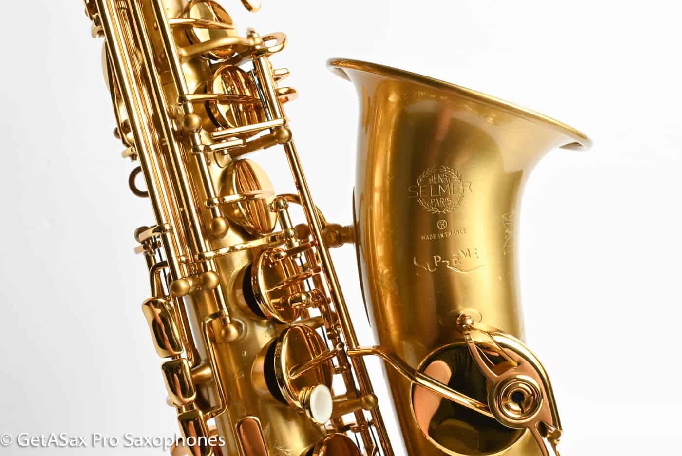 Selmer Supreme Professional Alto Brushed Gold (Lacquer) Near Mint 844487