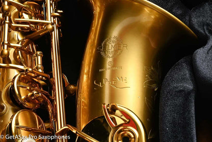 Selmer Supreme Professional Alto Brushed Gold (Lacquer) Near Mint 844487