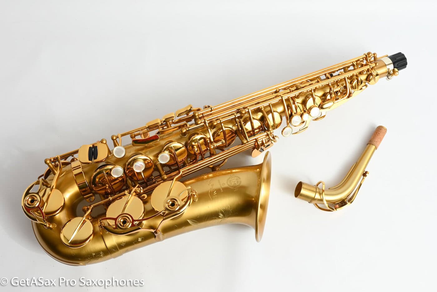 Selmer Supreme Professional Alto Brushed Gold (Lacquer) Near Mint 844487