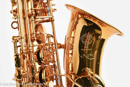 Selmer Supreme Professional Alto Dark Lacquer Near Mint + $800 Setup Great Deal! 848863