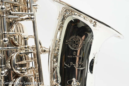 Selmer Supreme Professional Alto Silver Plated Near Mint + Setup 826147
