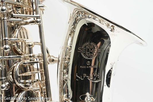 Selmer Supreme Professional Alto Silver Plated Near Mint + Setup 826147