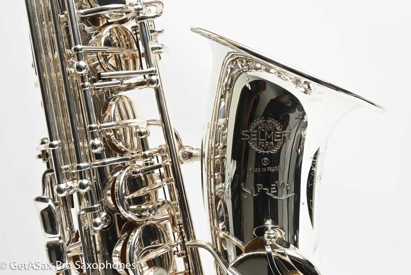 Selmer Supreme Professional Alto Silver Plated Near Mint + Setup 826147