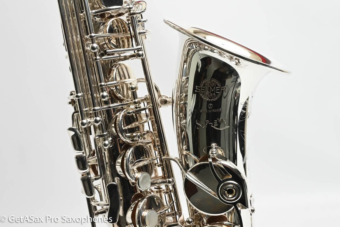 Selmer Supreme Professional Alto Silver Plated Near Mint + Setup 826147