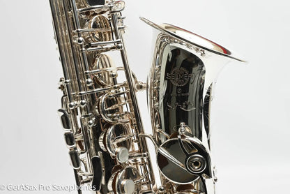 Selmer Supreme Professional Alto Silver Plated Near Mint + Setup 826147