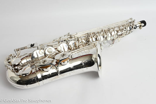 Selmer Supreme Professional Alto Silver Plated Near Mint + Setup 826147