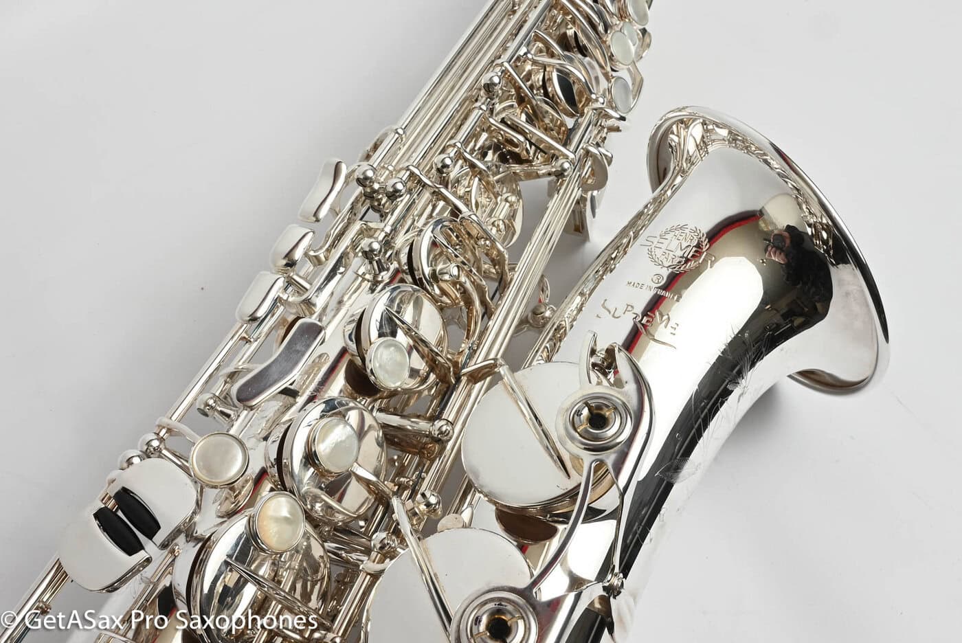 Selmer Supreme Professional Alto Silver Plated Near Mint + Setup 826147