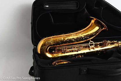 Selmer Supreme Professional Tenor Dark Lacquer Near Mint GetASax Mini Overhaul858190